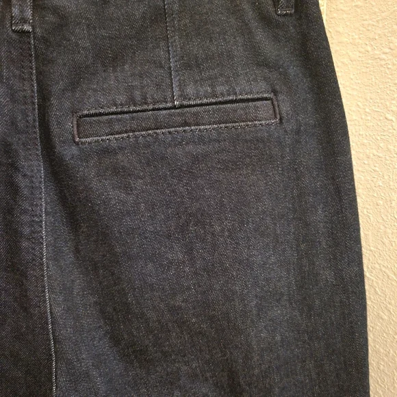 Denim High Rise Trouser with Flare Leg, Ann Taylor Sz 0 - Picture 10 of 10